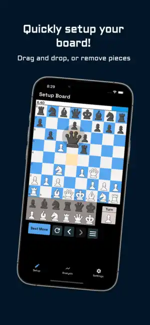 Quickly setup your chess board